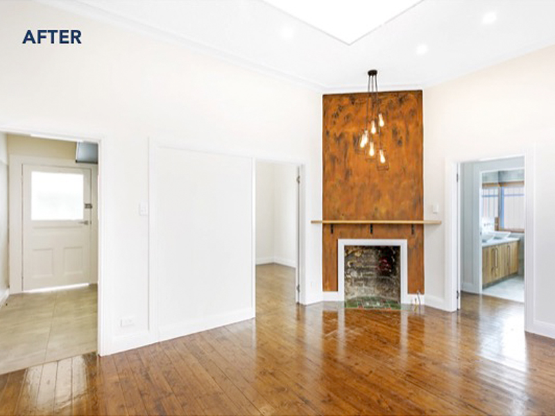 Home Buyer in Balmain, Sydney - Living Room After