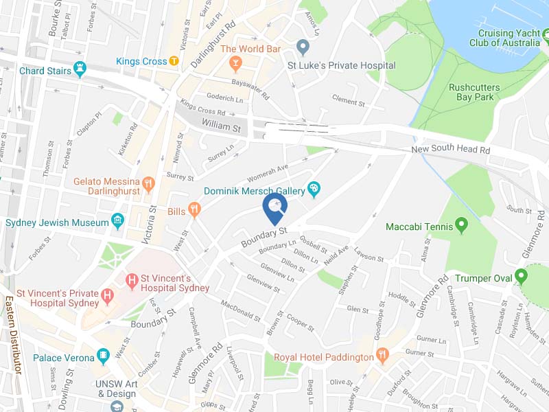 Home Buyer in Boundary Street Paddington, Sydney - Map