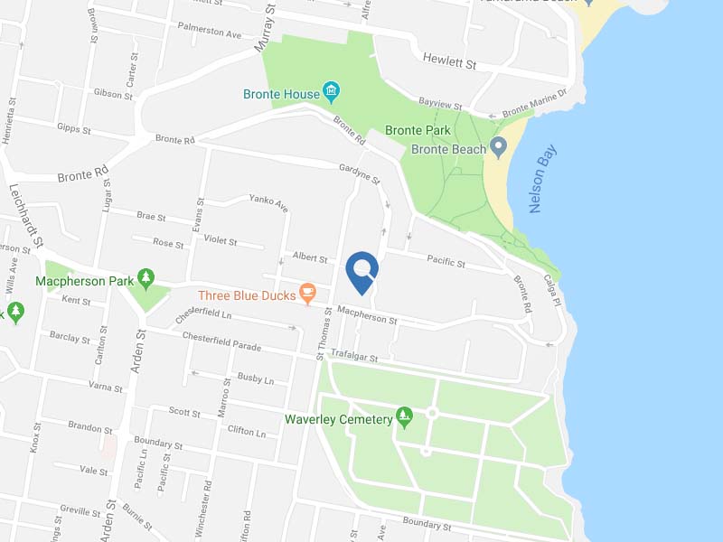 Bronte Beach Home Buyers - Map
