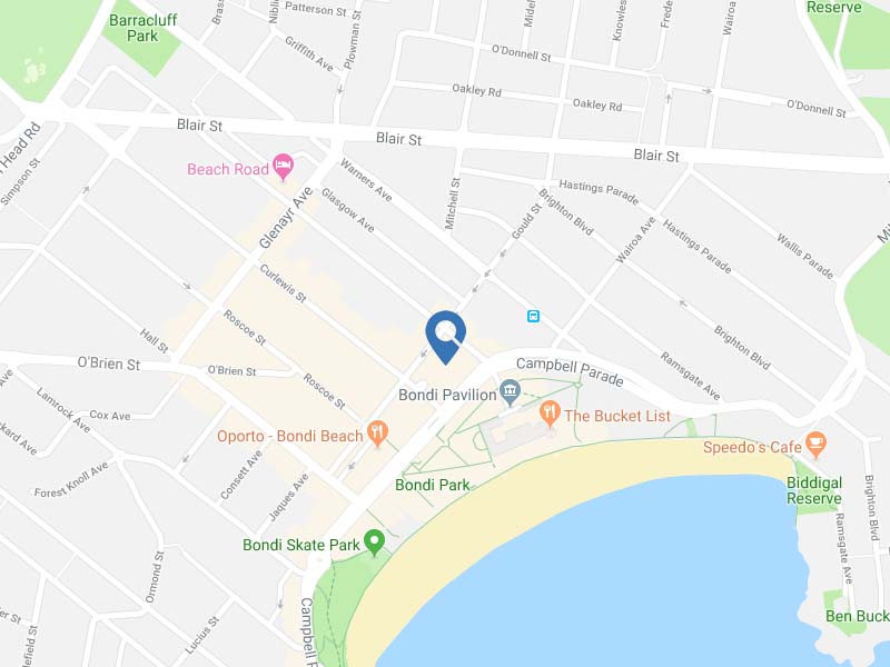 Home Buyer in Campbell Parade Bondi Beach, Sydney - Map
