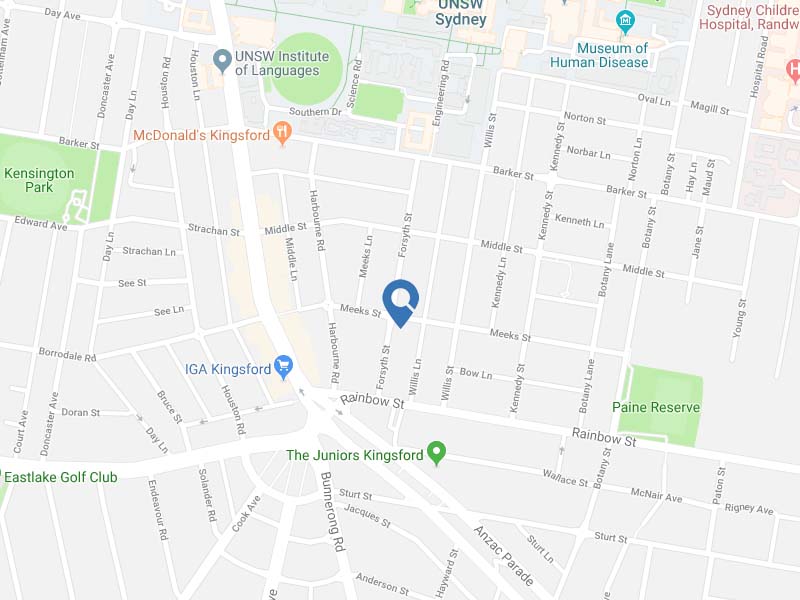 Investment Property in Kingsford, Sydney - Map