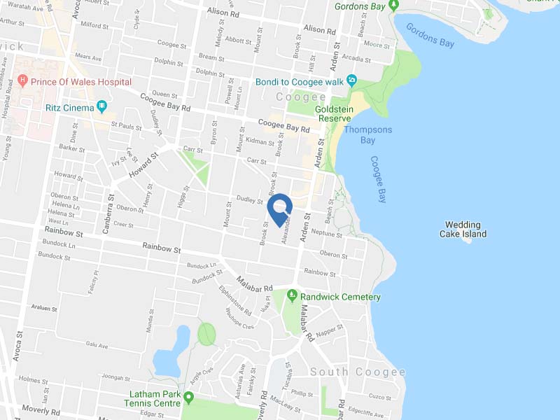 Home Buyer in Coogee Beach, Sydney - Map