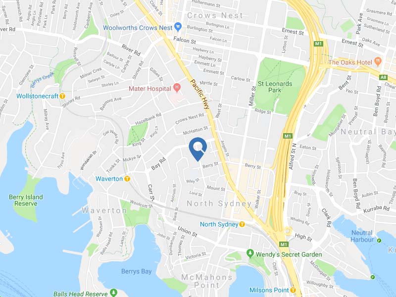 Home Buyer in North, Sydney - Map