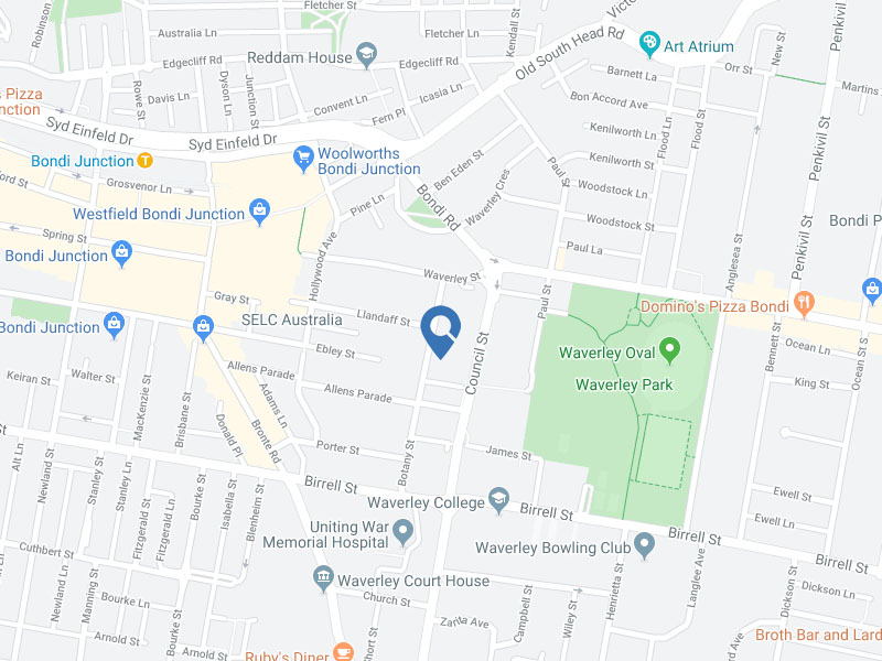 Buyers Agent Purchase in Bondi Junction, Sydney - Map