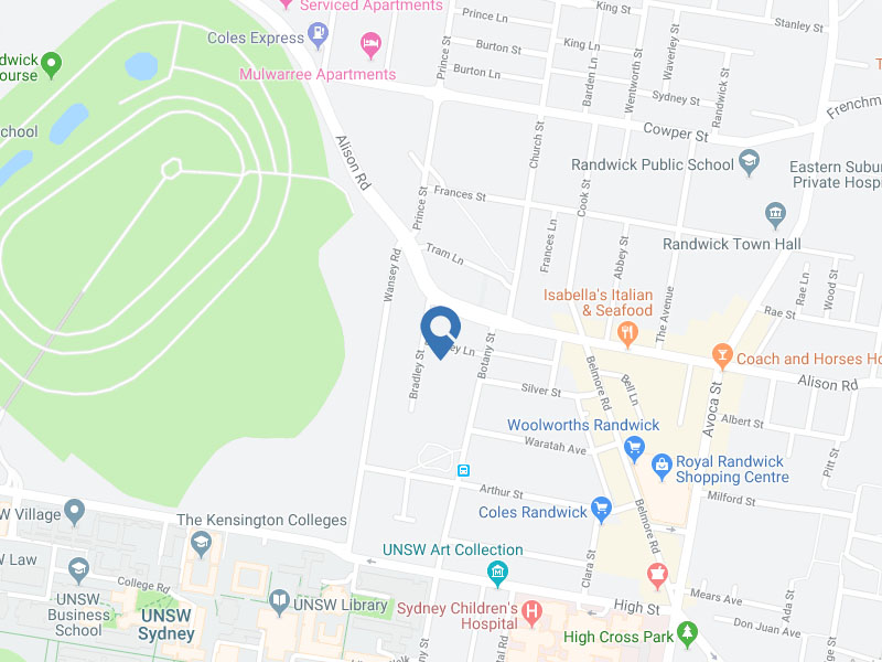 Home Buyer in Botany Randwick, Sydney - Map