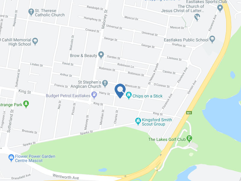 Home Buyer in Harry St, Eastlakes, Sydney - Map