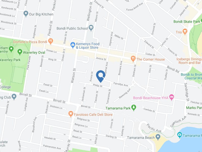 Home Buyer in Bondi, Sydney - Map