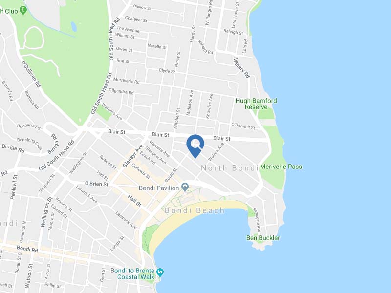 Buyers Agent Purchase in North Bondi, Sydney - Map