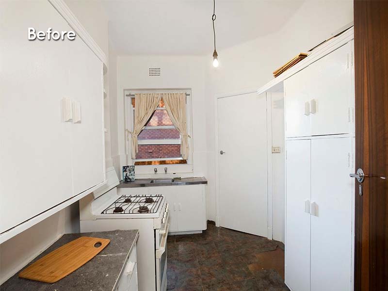 Renovation Purchase in Art Deco, Sydney - Kitchen Before