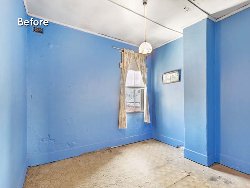 Renovation Purchase in Inner West Terrace, Sydney - Bedroom Before