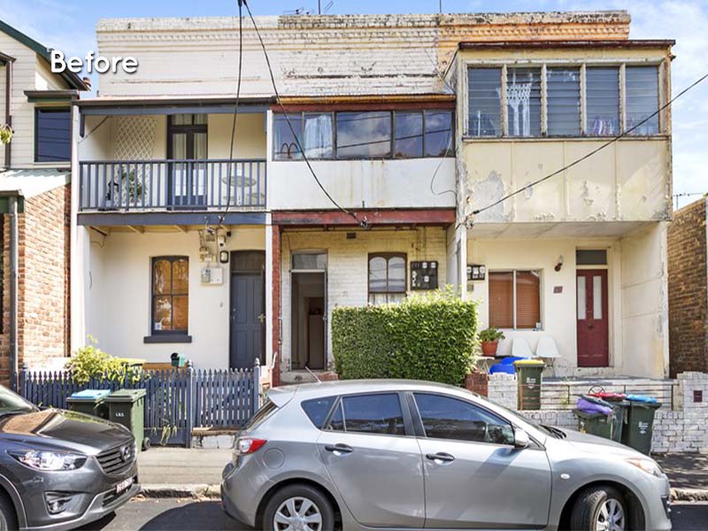 Renovation Purchase in Inner West Terrace, Sydney - Front Before