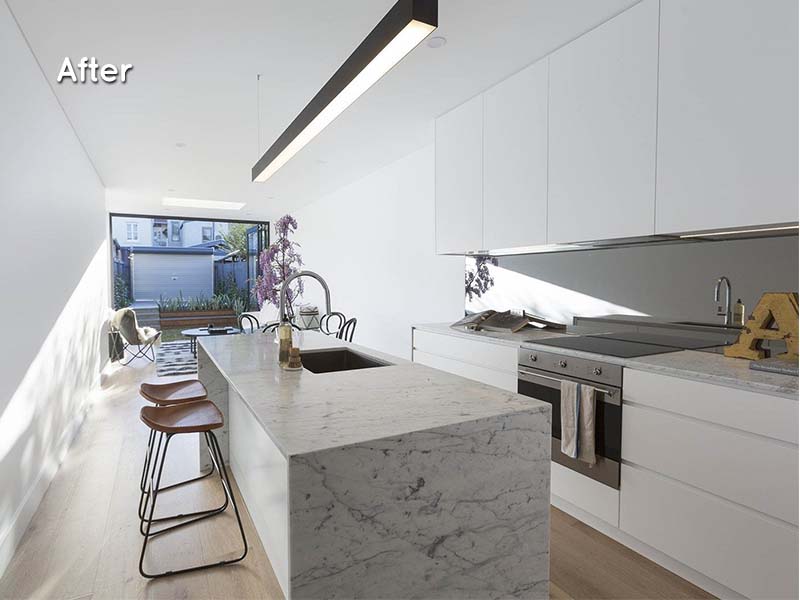 Renovation Purchase in Inner West Terrace, Sydney - Kitchen After