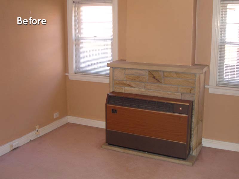 Family Home in Original Condition - Living Room Before