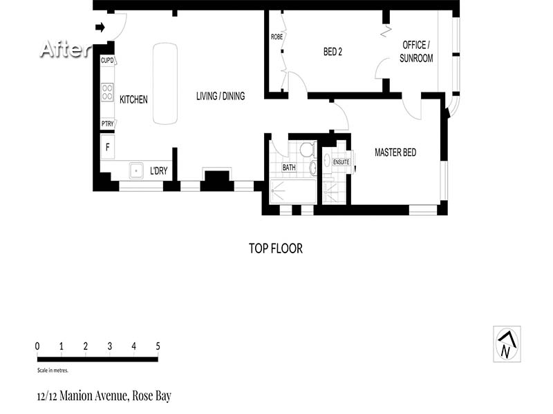 Character Home with a View - Floorplan After