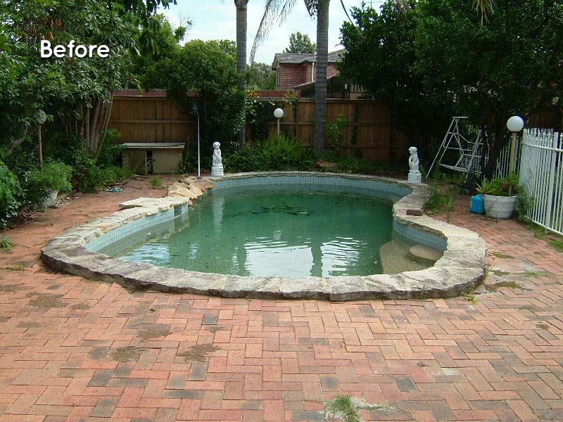 Family Home Renovation - Pool Before